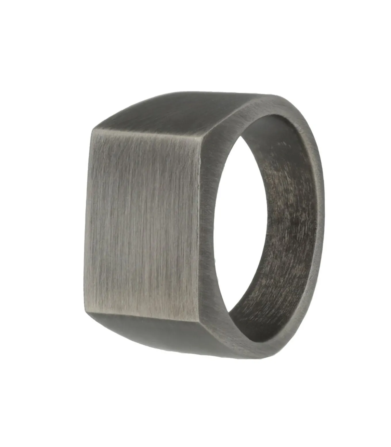 Ring Staal - zilverkleurig