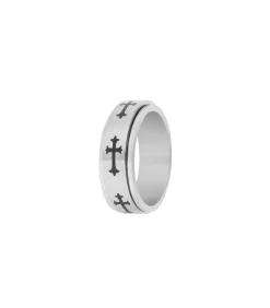 Ring Staal - zilverkleurig