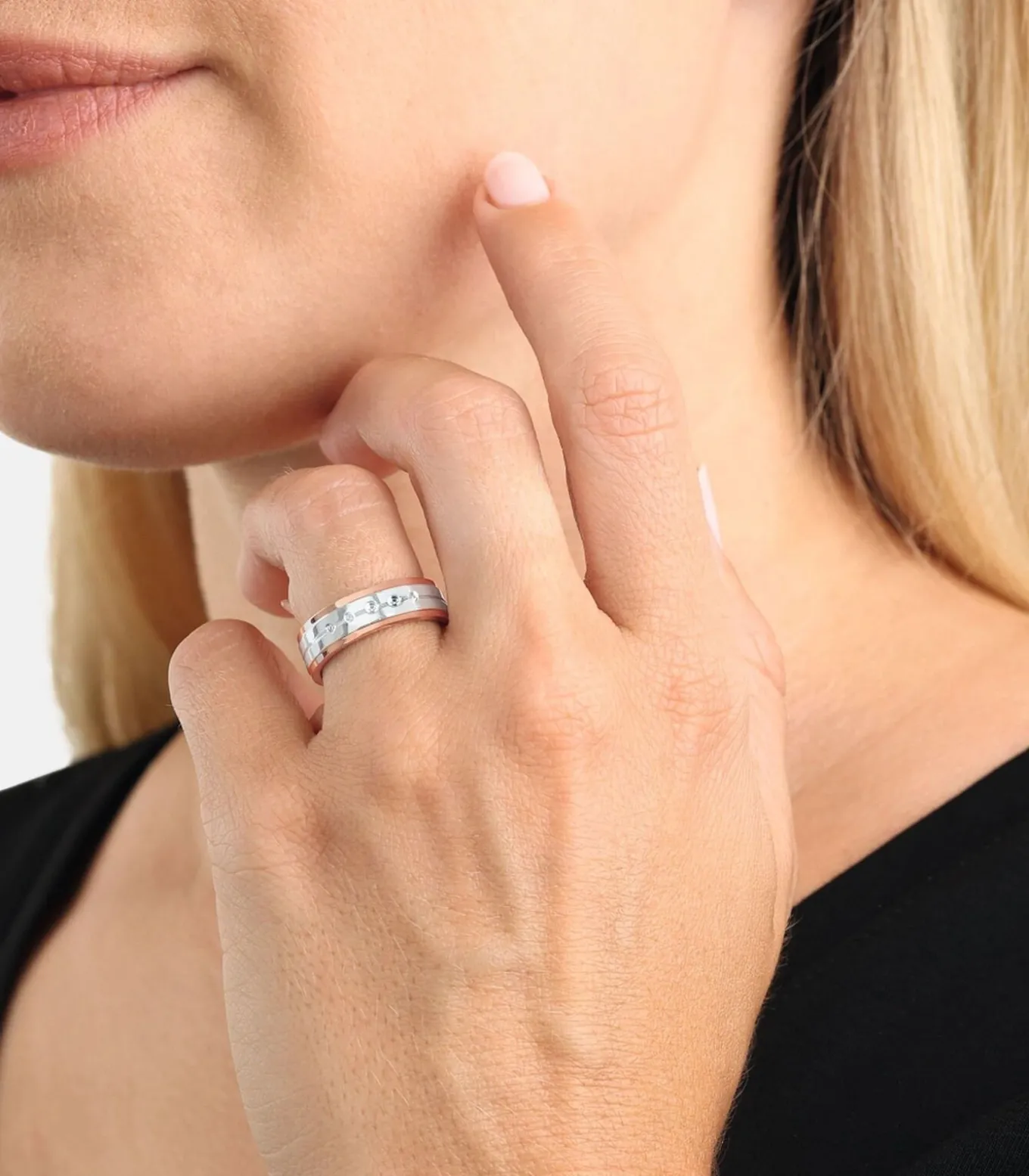Ring voor mannen, roestvrij staal