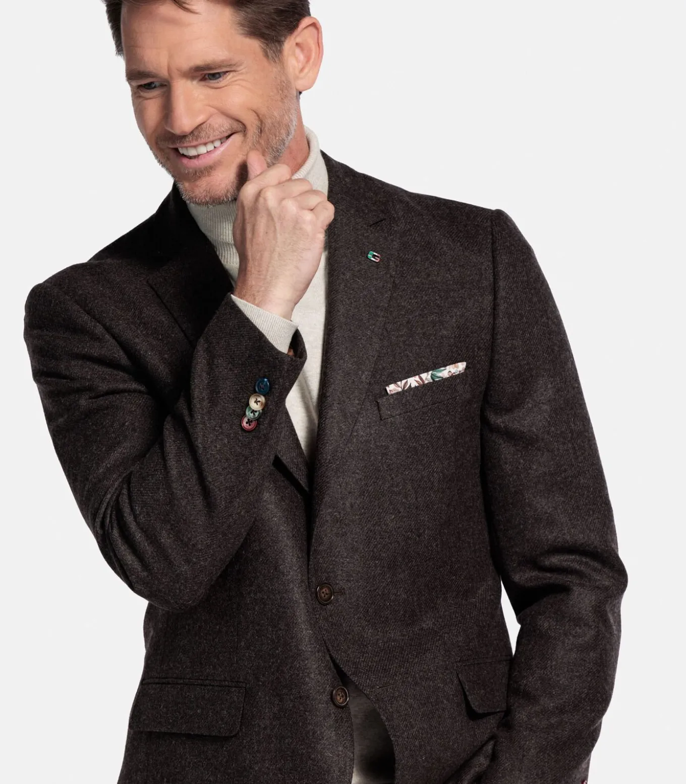 Robert Luxury Wool Colbert -