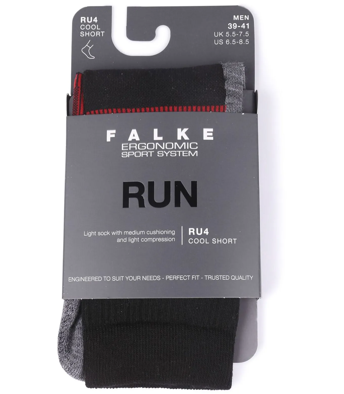 RU4 Endurance Cool Short Sokken Zwart