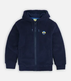 Sherpa hoodie met volledige rits SEFTY