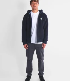 Sherpa hoodie met volledige rits SEFTY
