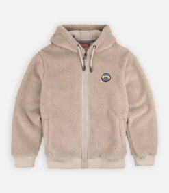 Sherpa hoodie met volledige rits SEFTY