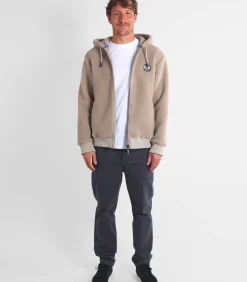 Sherpa hoodie met volledige rits SEFTY