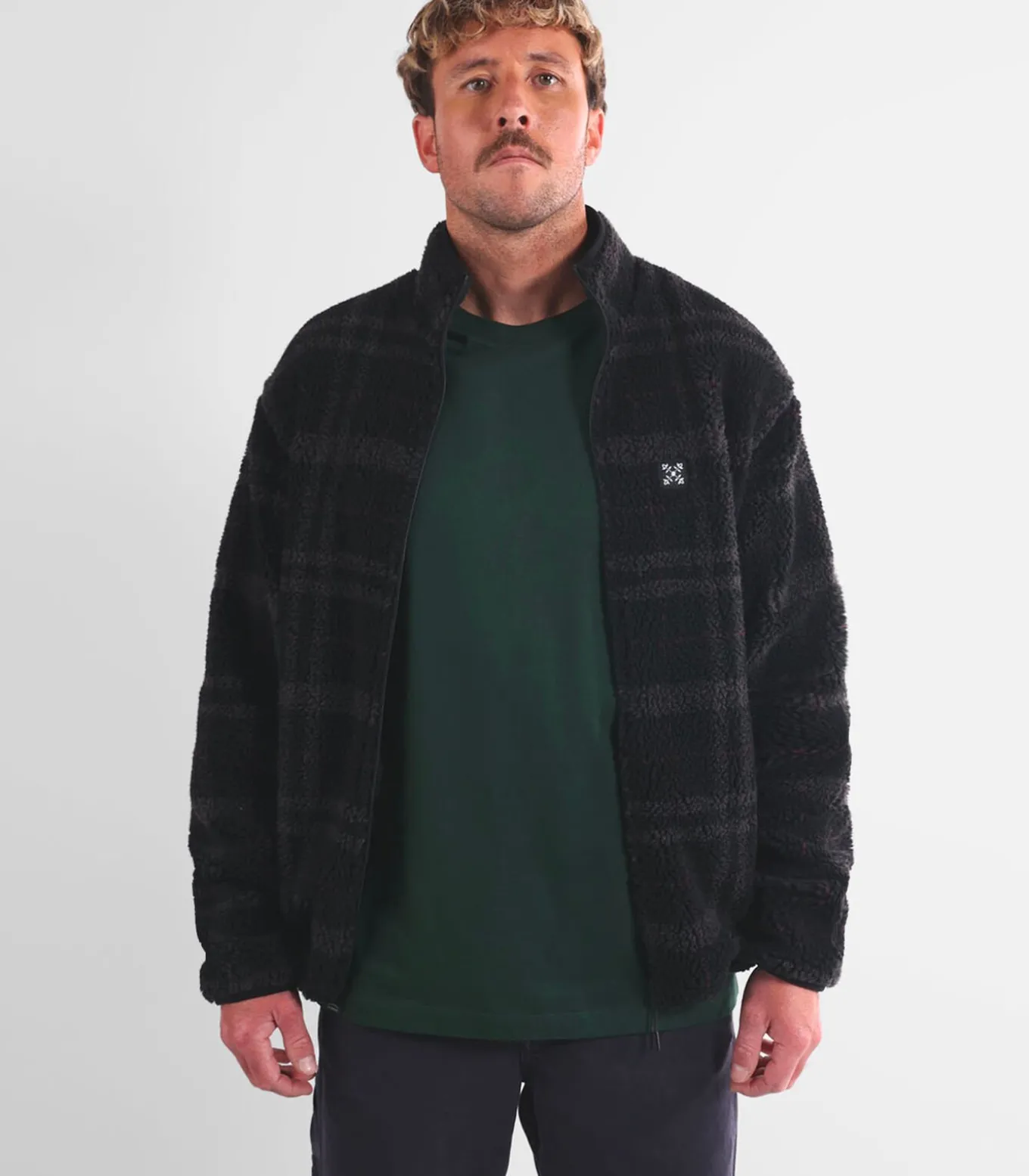 Sherpa met rits PLAID