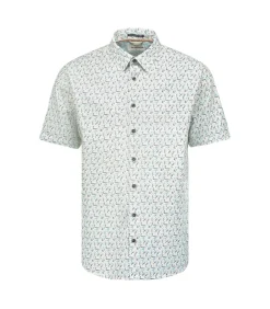 Shirt Korte Mouw Stretch Allover Bedrukt