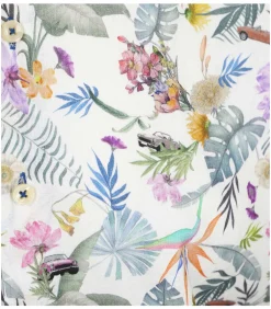 Shirt Linen/Cotton Flower Print Multicolour