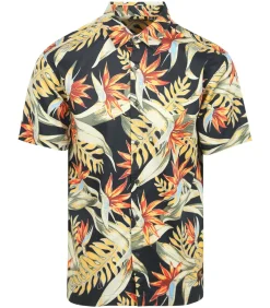 Shirt Print Hawaiian Bird of paradise