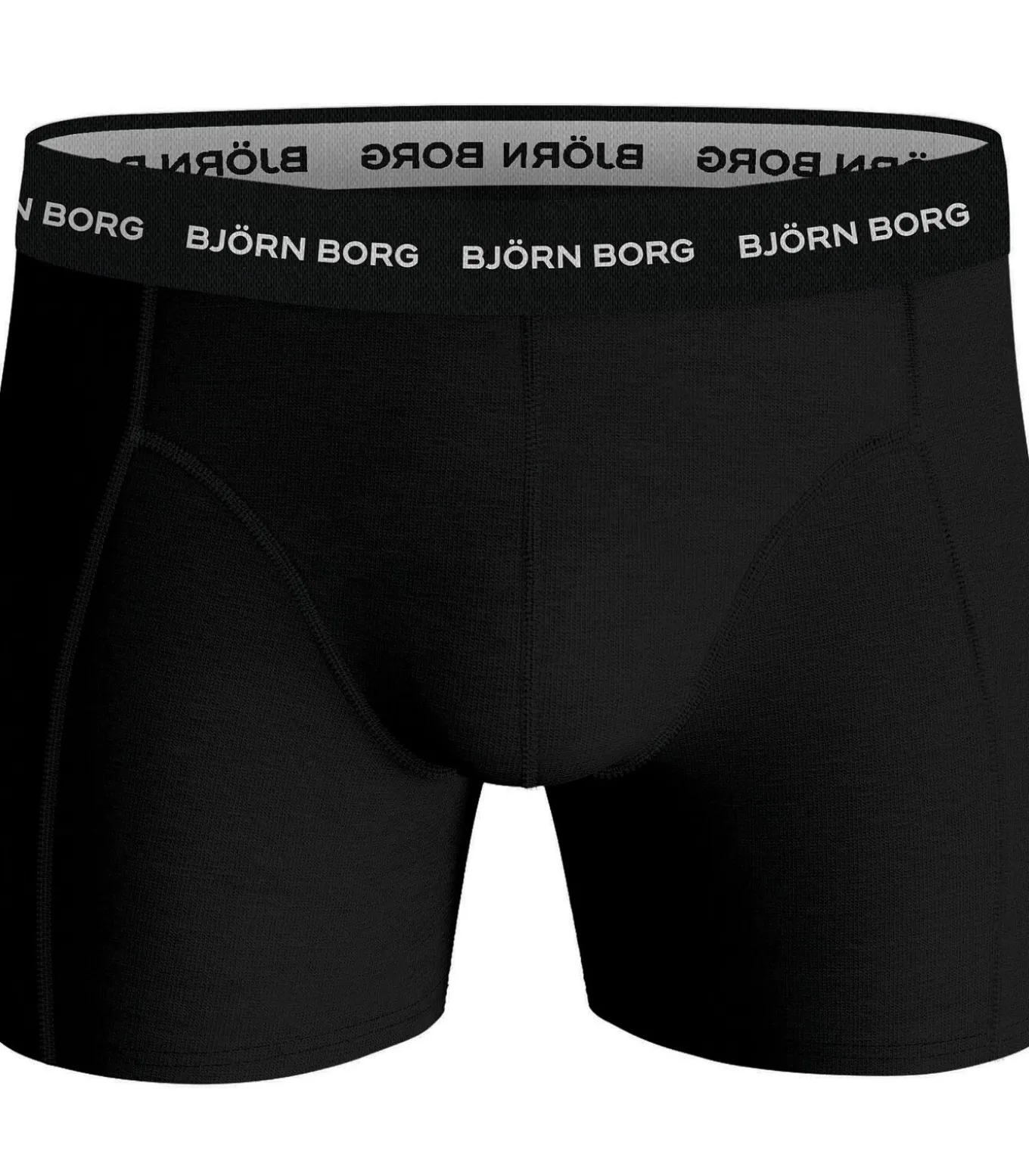short 3 pack cotton stretch boxer black / print / green