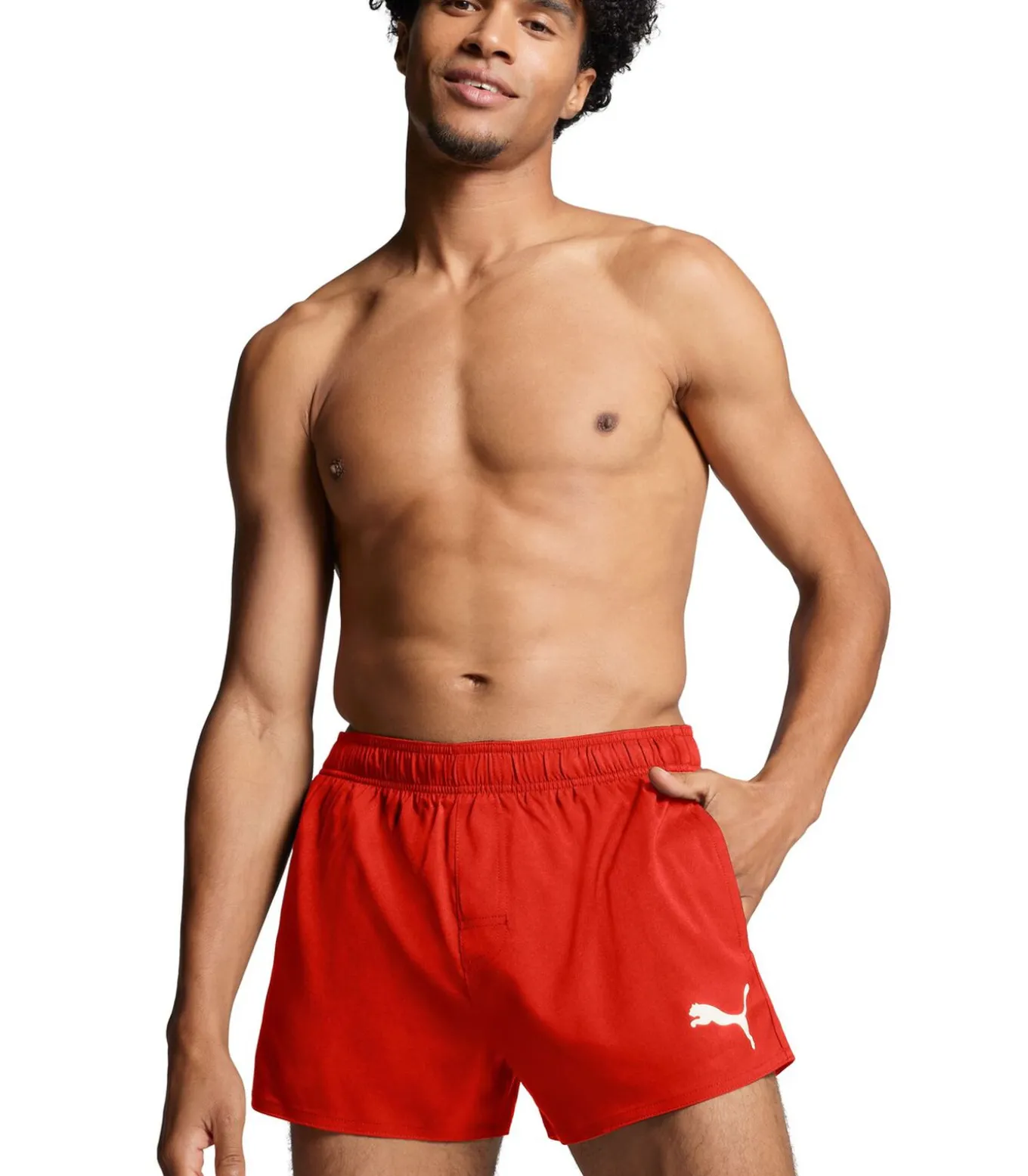 Short Shorts Zwembroek Heren Rood