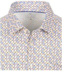 Short Sleeve Jersey Overhemd Print Multicolor