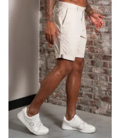 Signature chino short - putty
