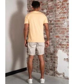 Signature chino short - putty