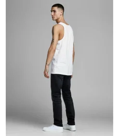 singlet 2 pack jacbasic tanktop white
