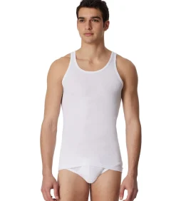 singlet 2 pack original classics 1-1 rib undershirts white