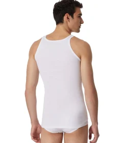 singlet 2 pack original classics 1-1 rib undershirts white