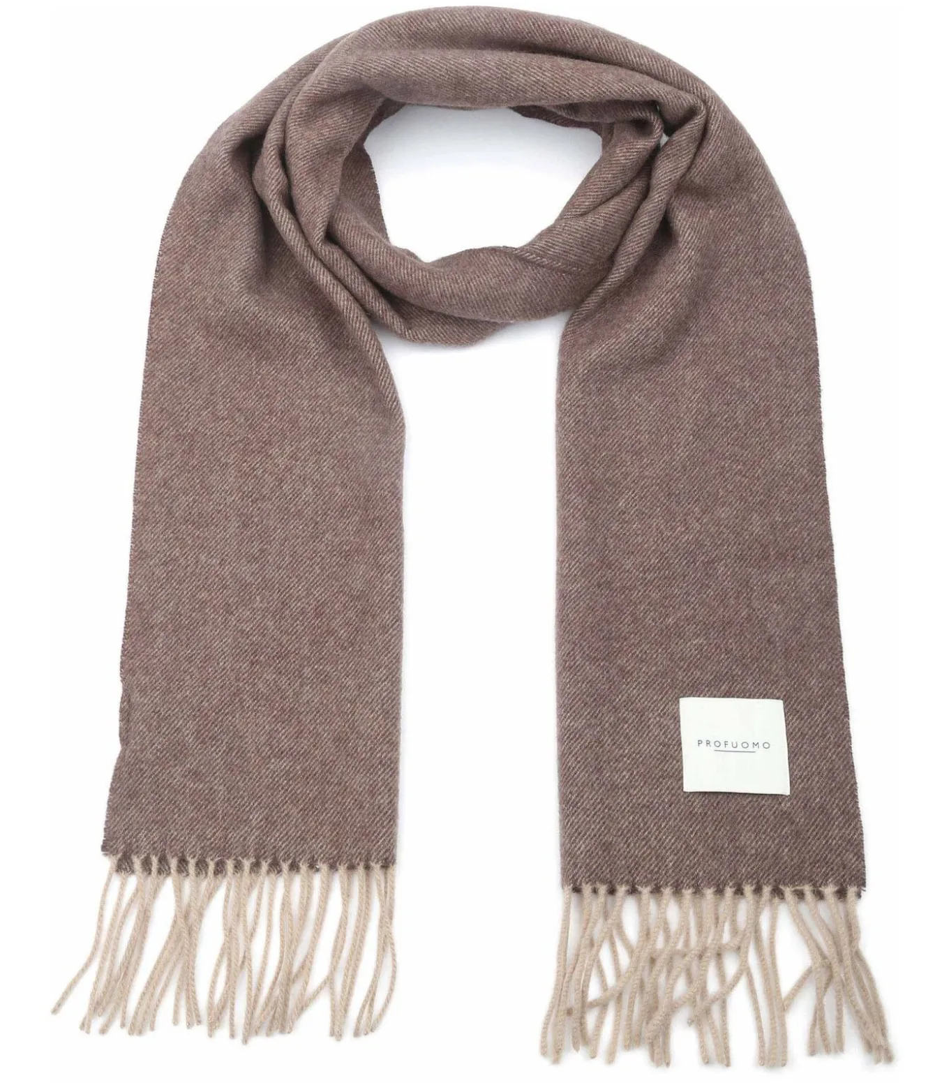 Sjaal Lamswol Brown