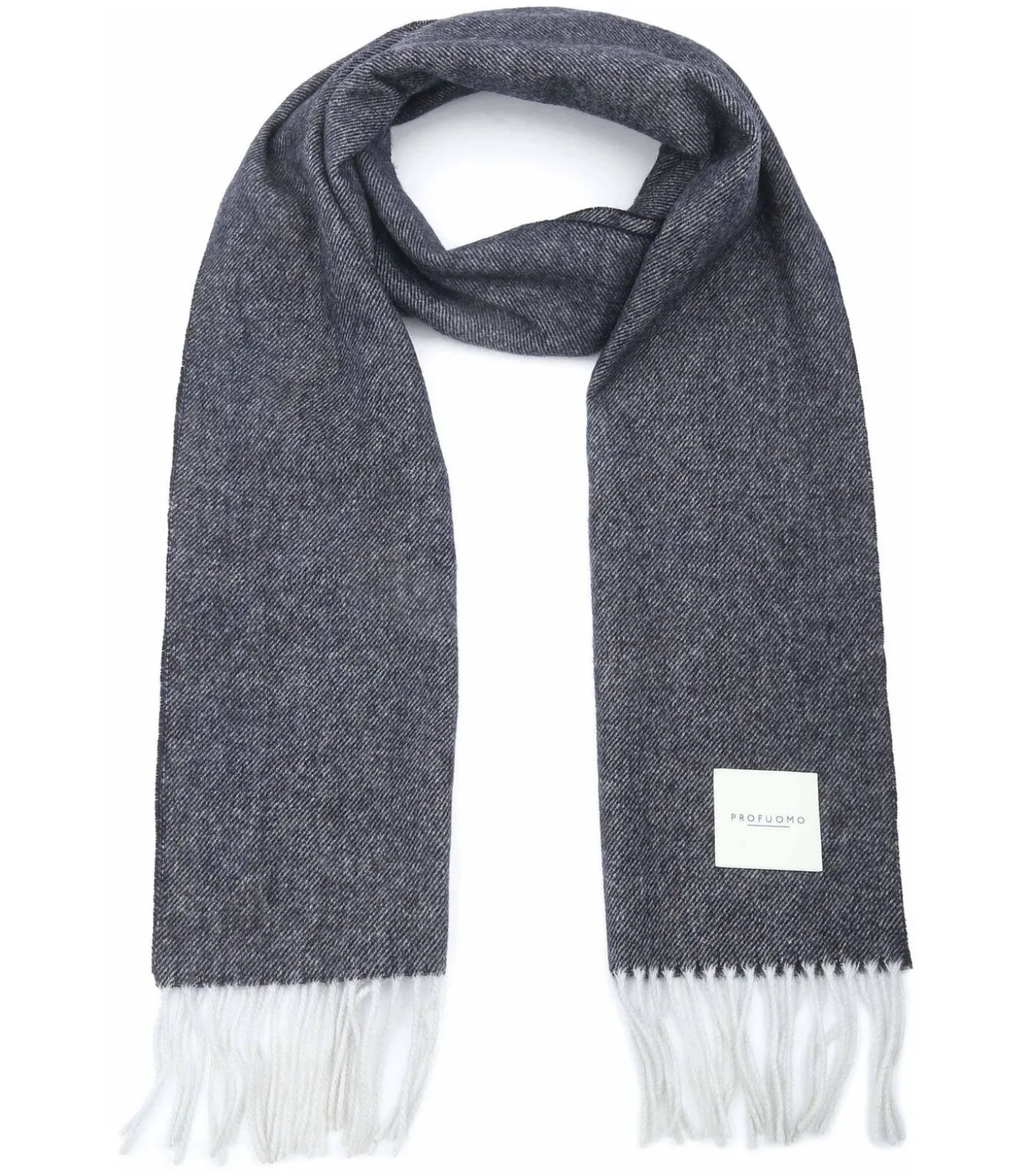Sjaal Lamswol Navy Blauw