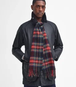 Sjaal Stewart Lamswol Rood