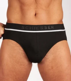 slip 3 pack 95/5 organic cotton rio briefs blue / dark blue / black