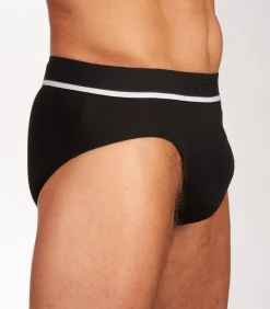 slip 3 pack 95/5 organic cotton rio briefs blue / dark blue / black