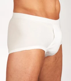 slip 2 pack 1-1 rib white