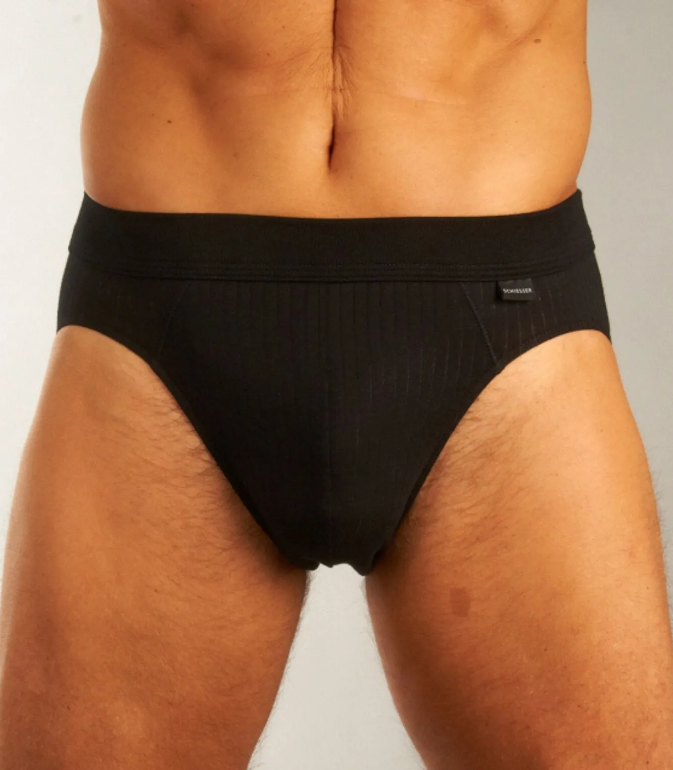 slip 2 pack authentic 4-1 rib rio briefs black