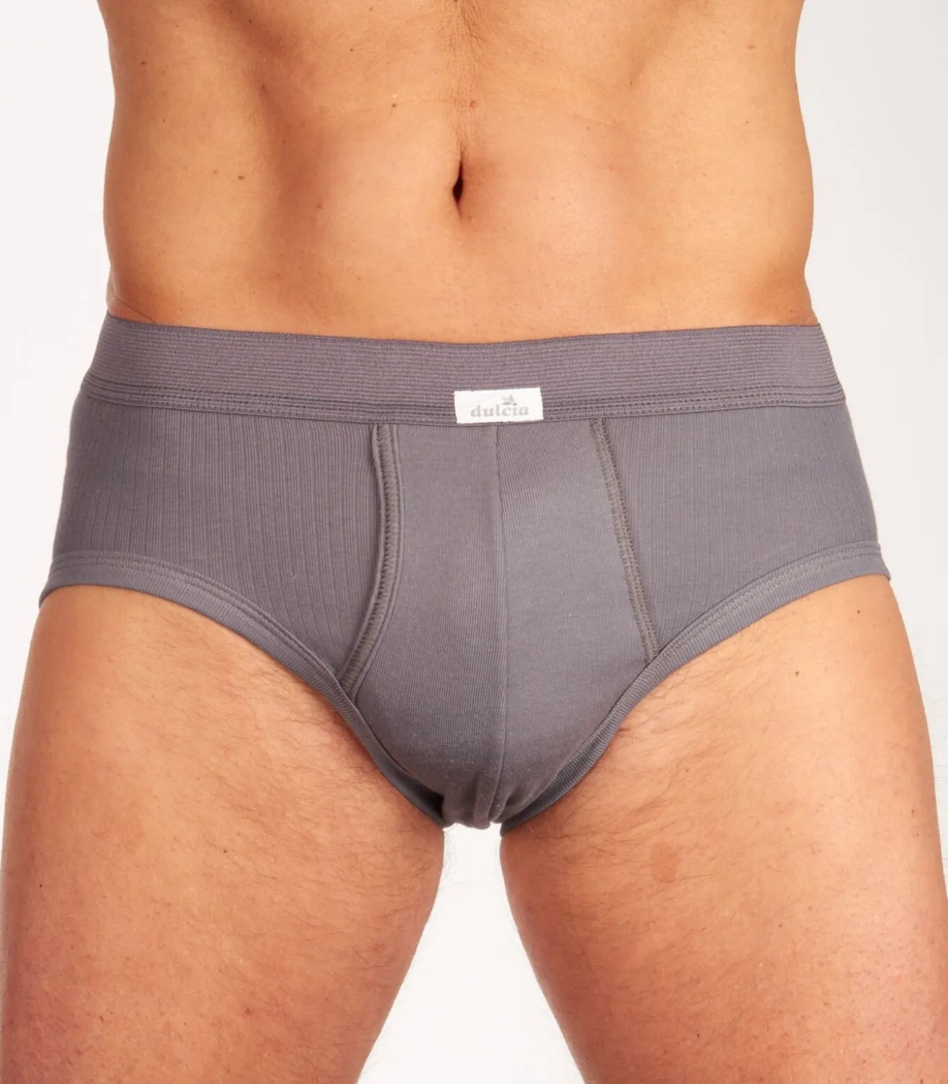 slip 3 pack new basic cotton 4-1 rib grey