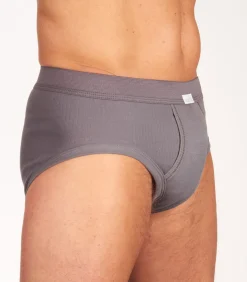 slip 3 pack new basic cotton 4-1 rib grey