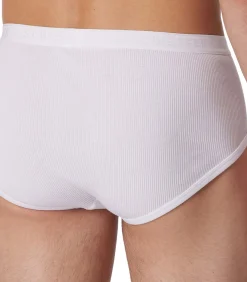 slip 2 pack original classics 2-2 rib sports briefs white