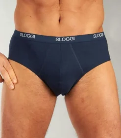 slip basic midi night blue