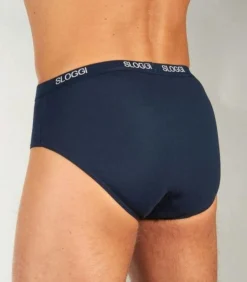 slip basic midi night blue