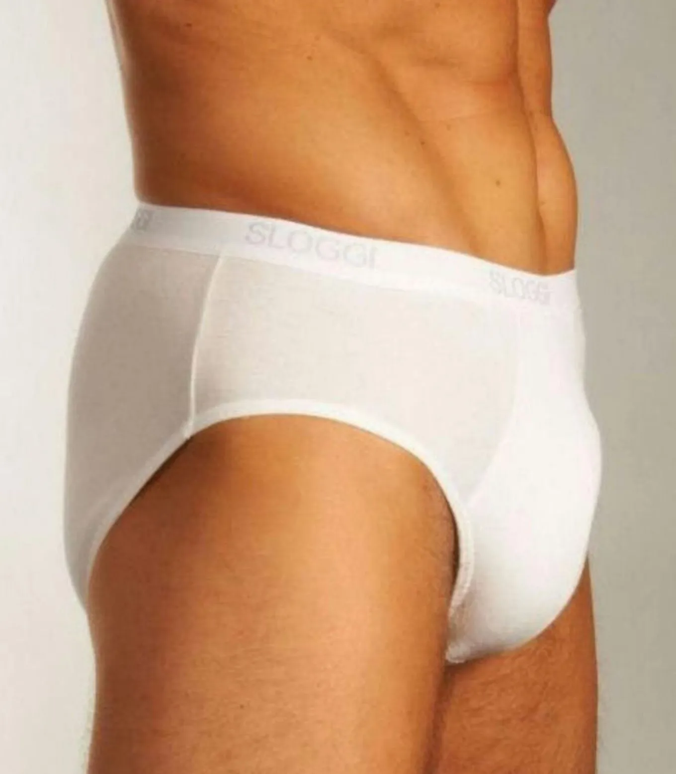 slip basic midi white
