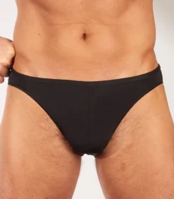 slip plumes micro briefs black