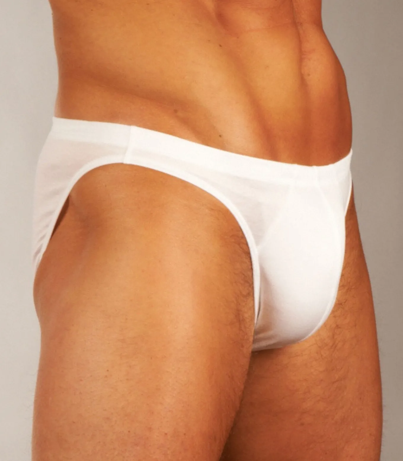 slip premium cotton comfort micro briefs white