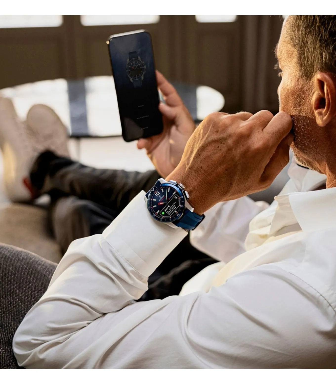 Smartwatch Connected Blue