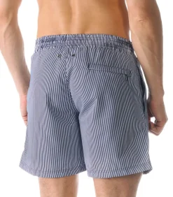 Sneldrogende zwemshort met strepen Beachport