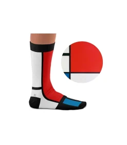 Sock Affairs herensokken Composition 2 Piet Mondriaan