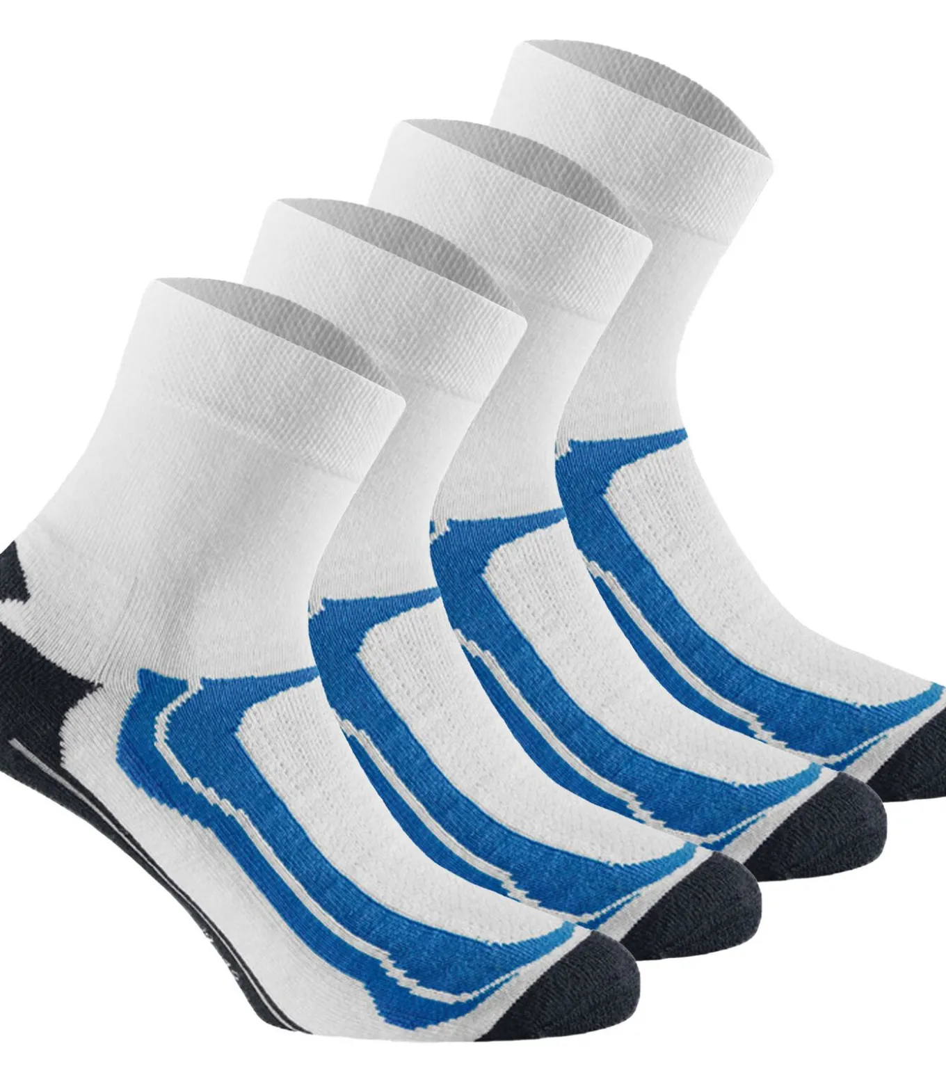Sokken Basic Quarter Sport Verpakking van 4
