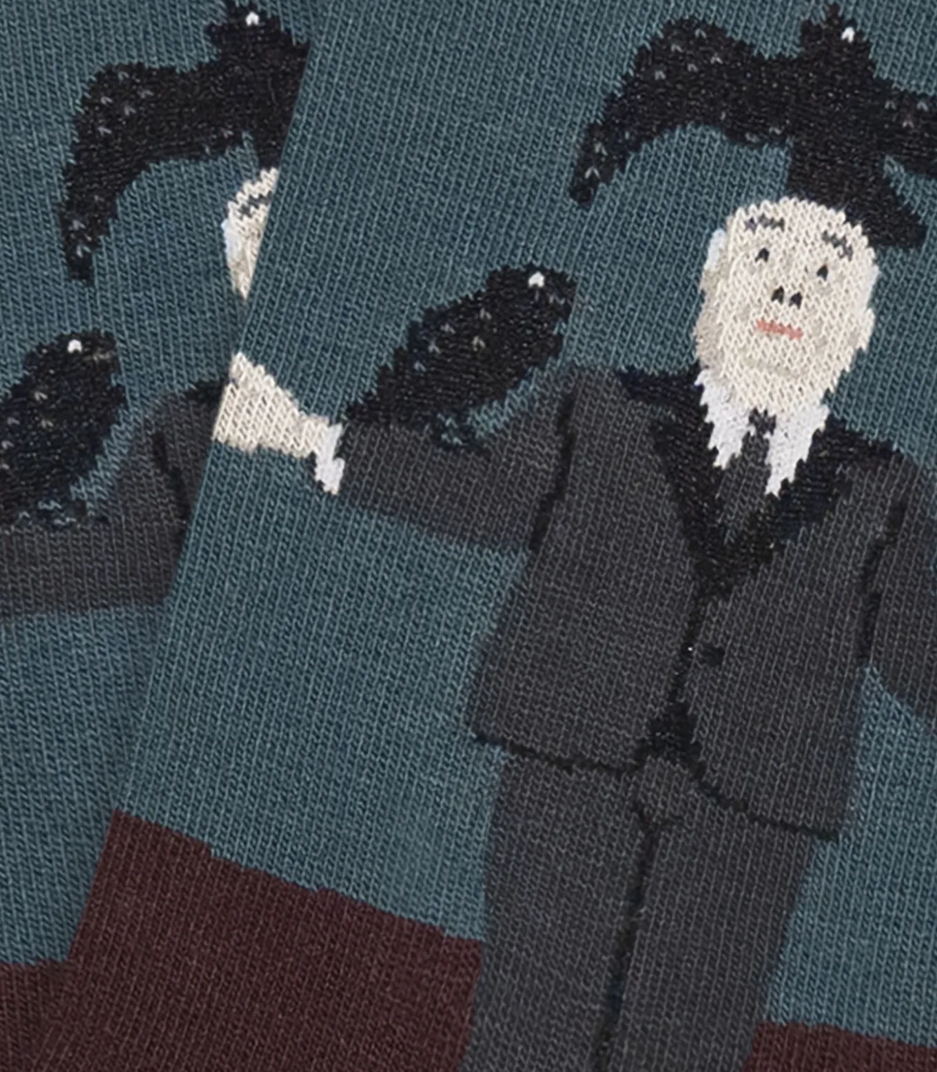 Sokken Hitchcock Crows