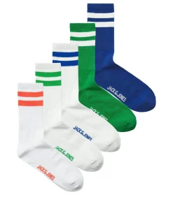 Sokken JACDEHLI TENNIS SOCKS 5 PACK Set van 5