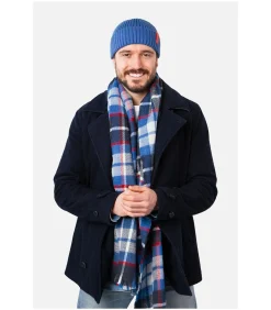 Spenter Sjaal Blauw