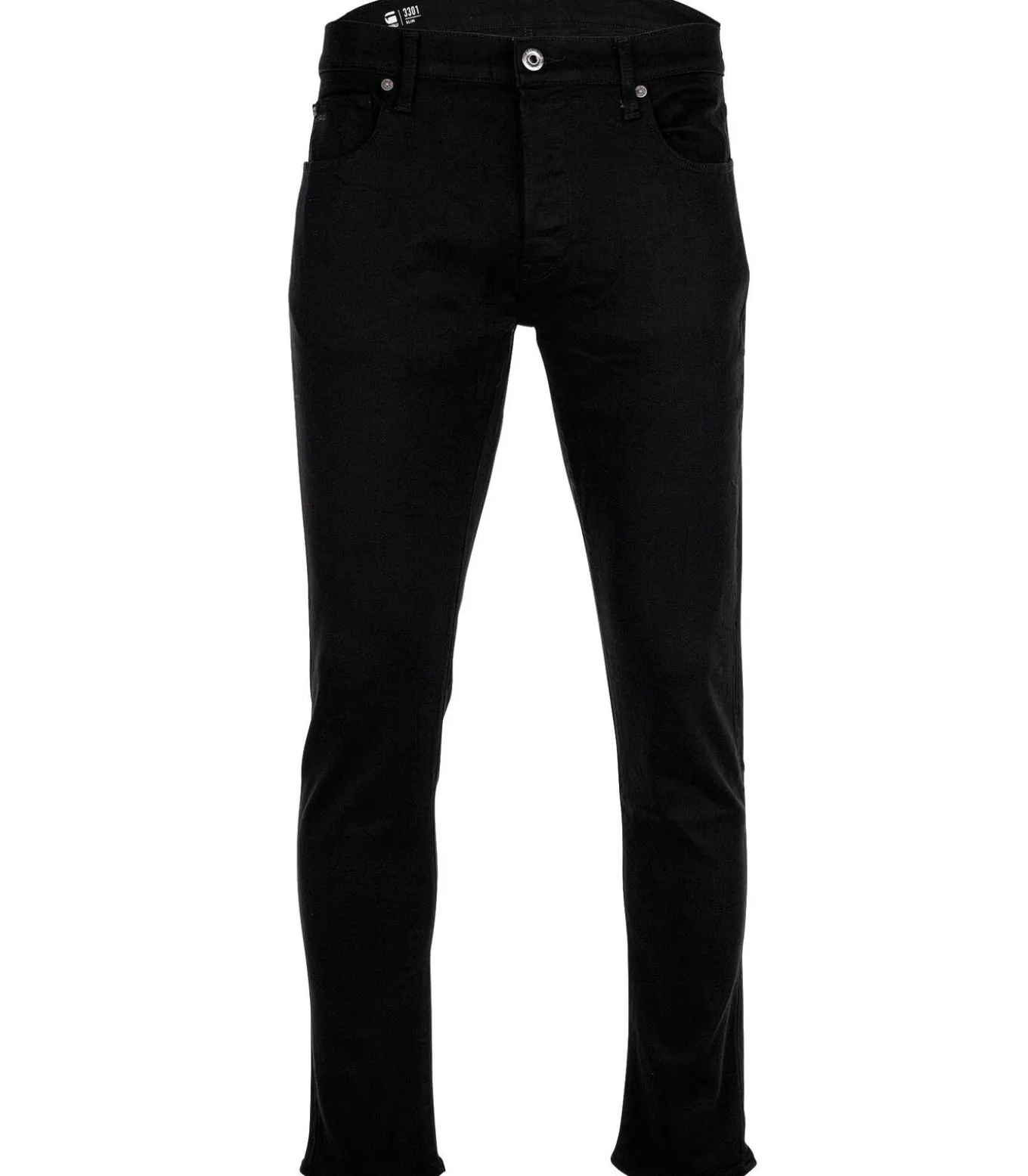 Spijkerbroek 3301 Slim Pitch Black