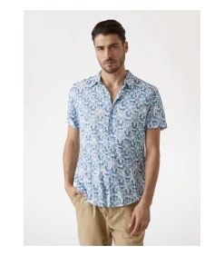 Ss Eco Ryaon Watercolor Shirt