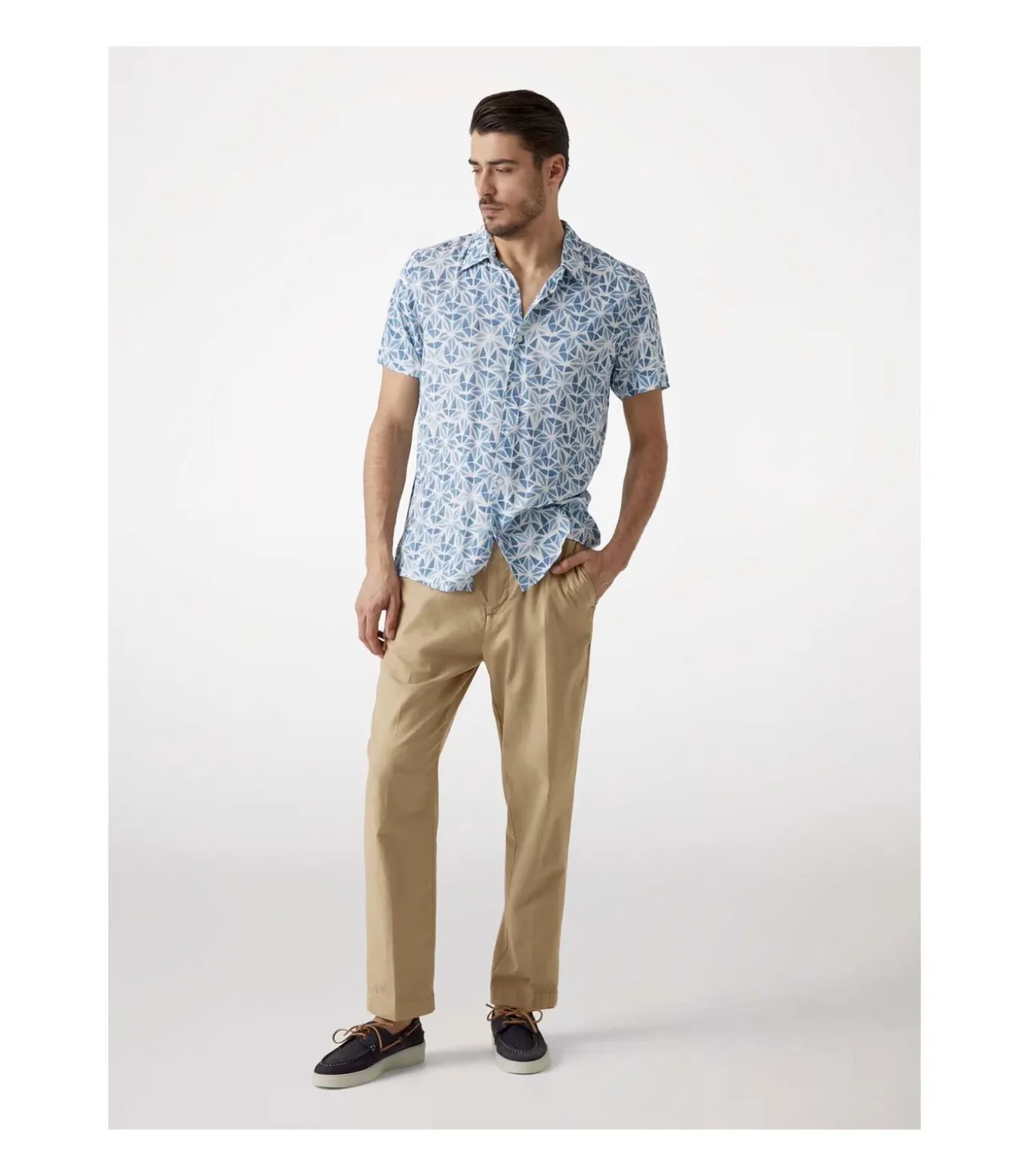 Ss Eco Ryaon Watercolor Shirt