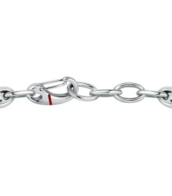 Stalen armband, email, zwart Pvd MARINE