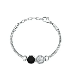 Stalen armband, emaille DROPS