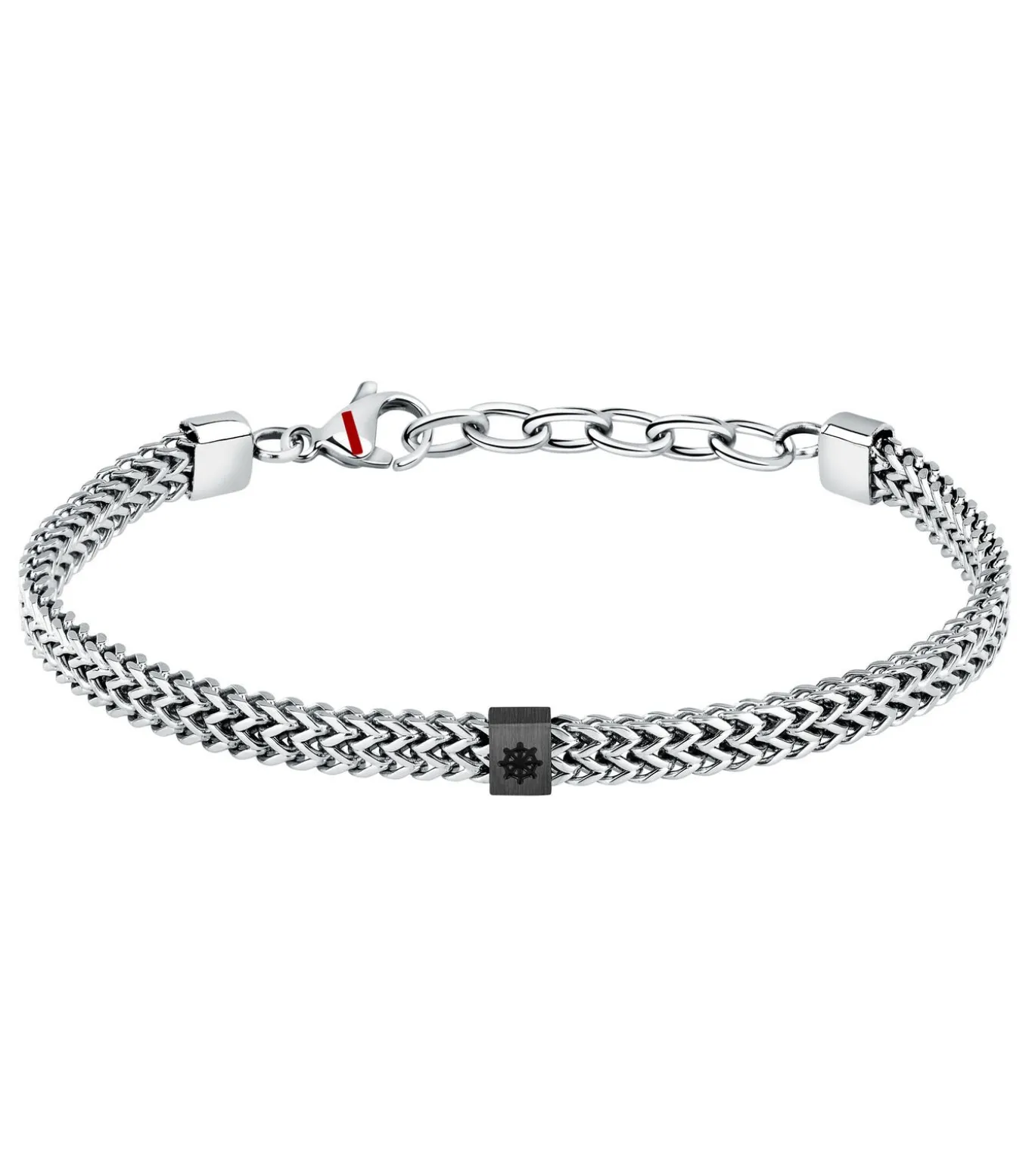 Stalen armband, emaille MARINE