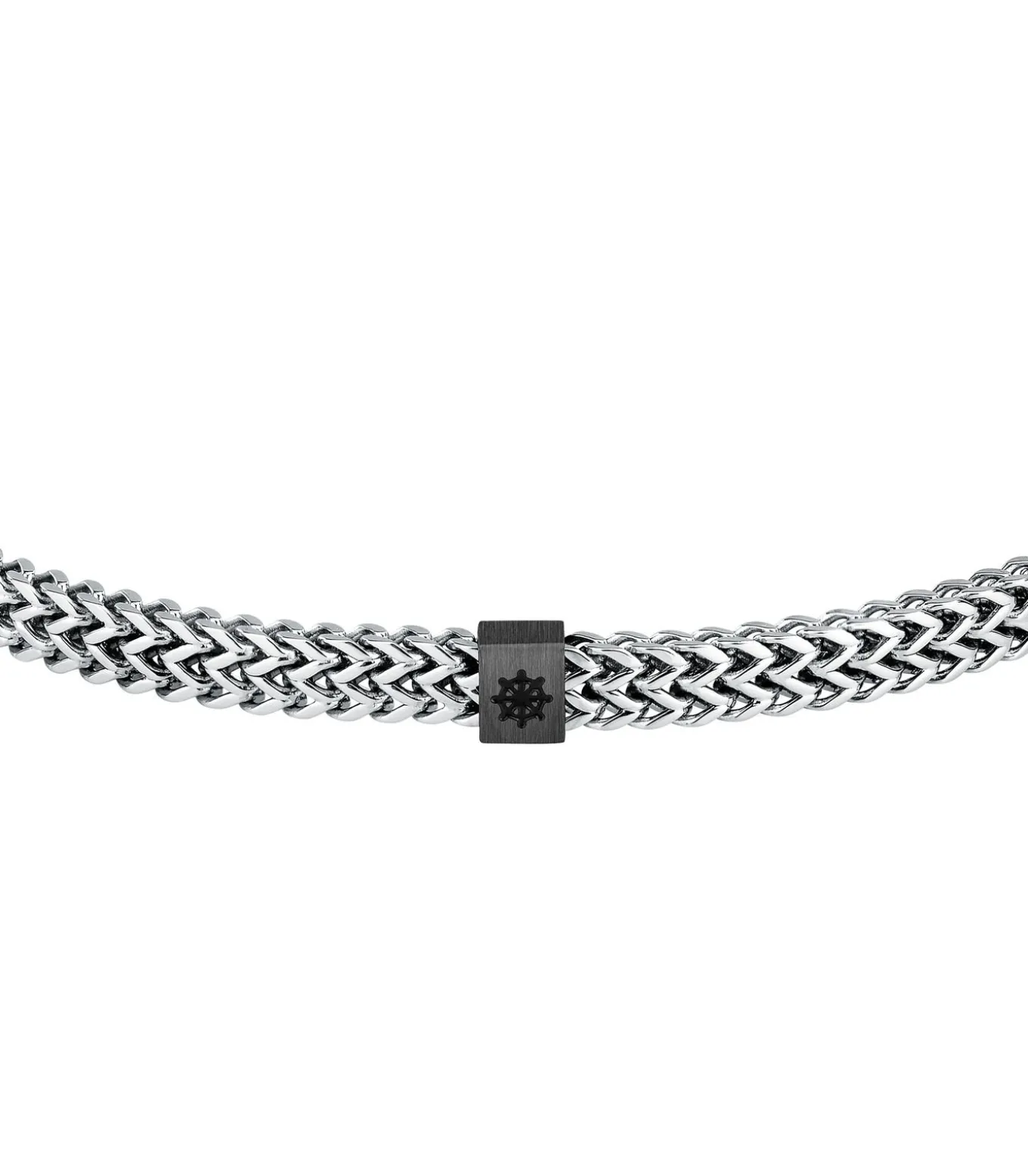 Stalen armband, emaille MARINE